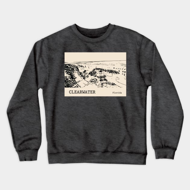 Clearwater - Florida Crewneck Sweatshirt by Lakeric